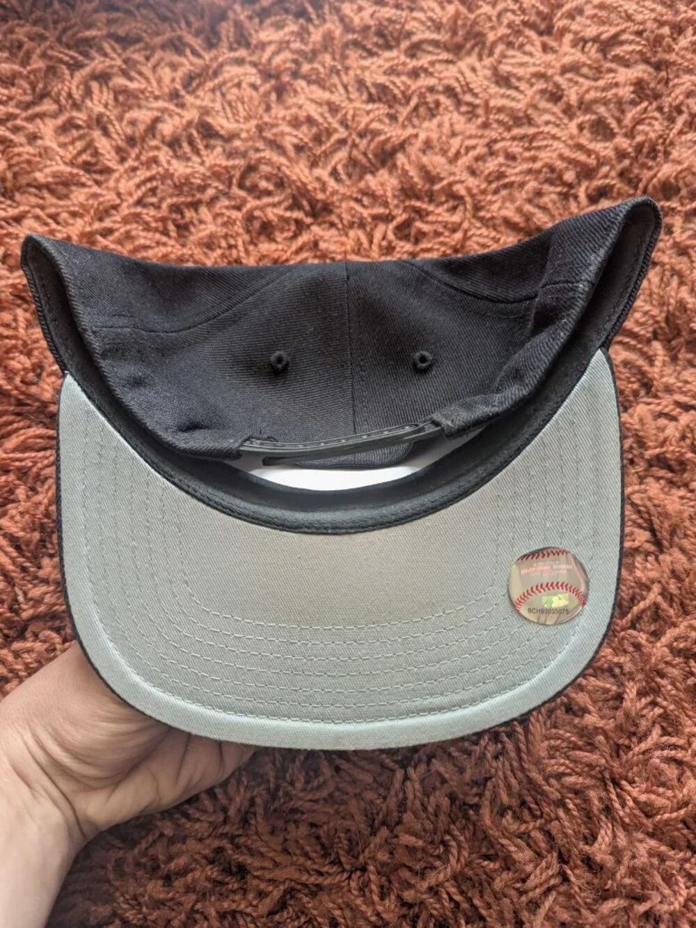 Black NY Yankees Snapback Hat '47 Brand
